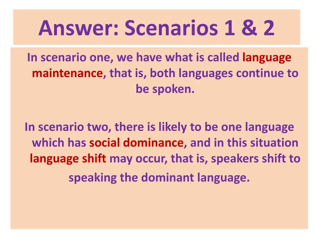 answer scenarios 1 2