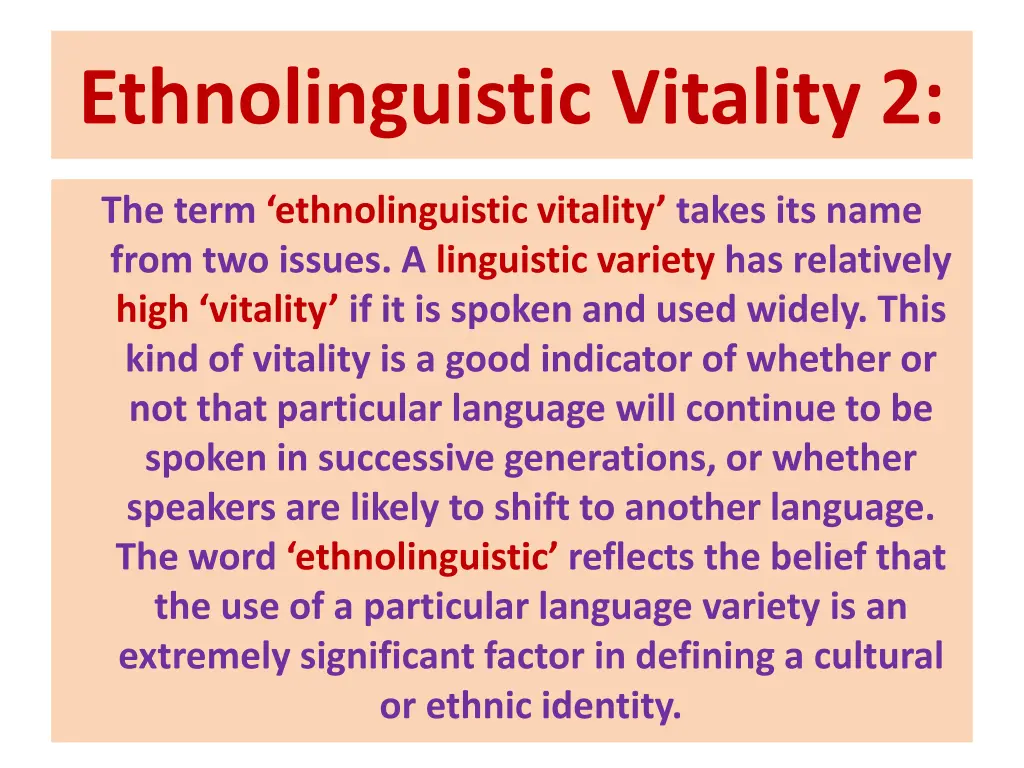 ethnolinguistic vitality 2