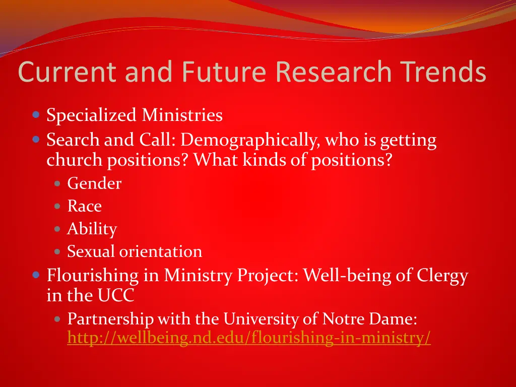 current and future research trends