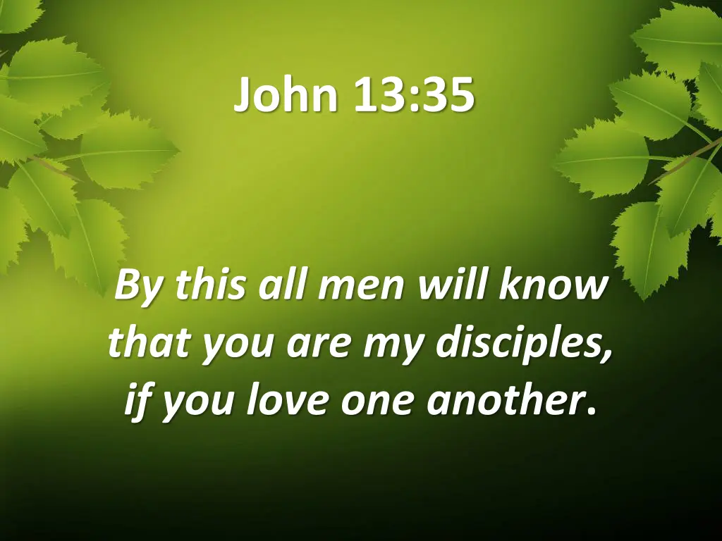 john 13 35