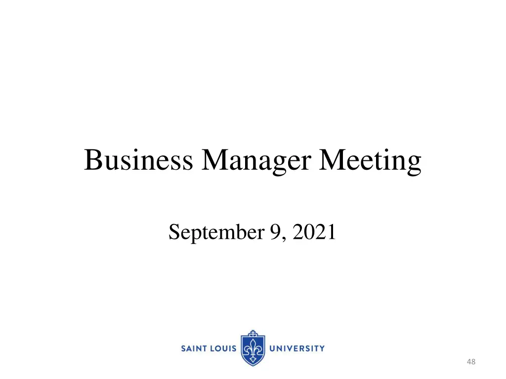 business manager meeting 1