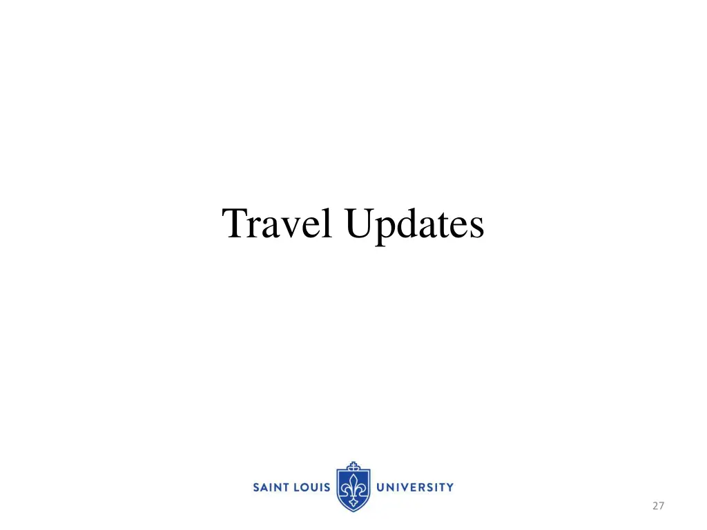 travel updates