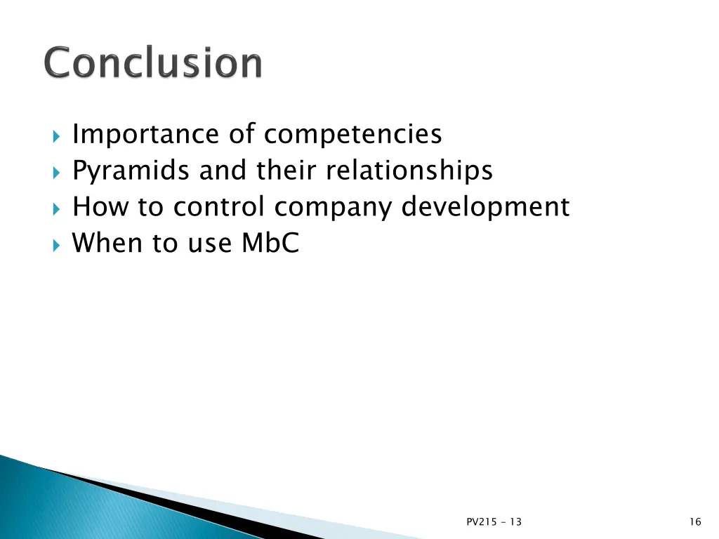 importance of competencies pyramids and their