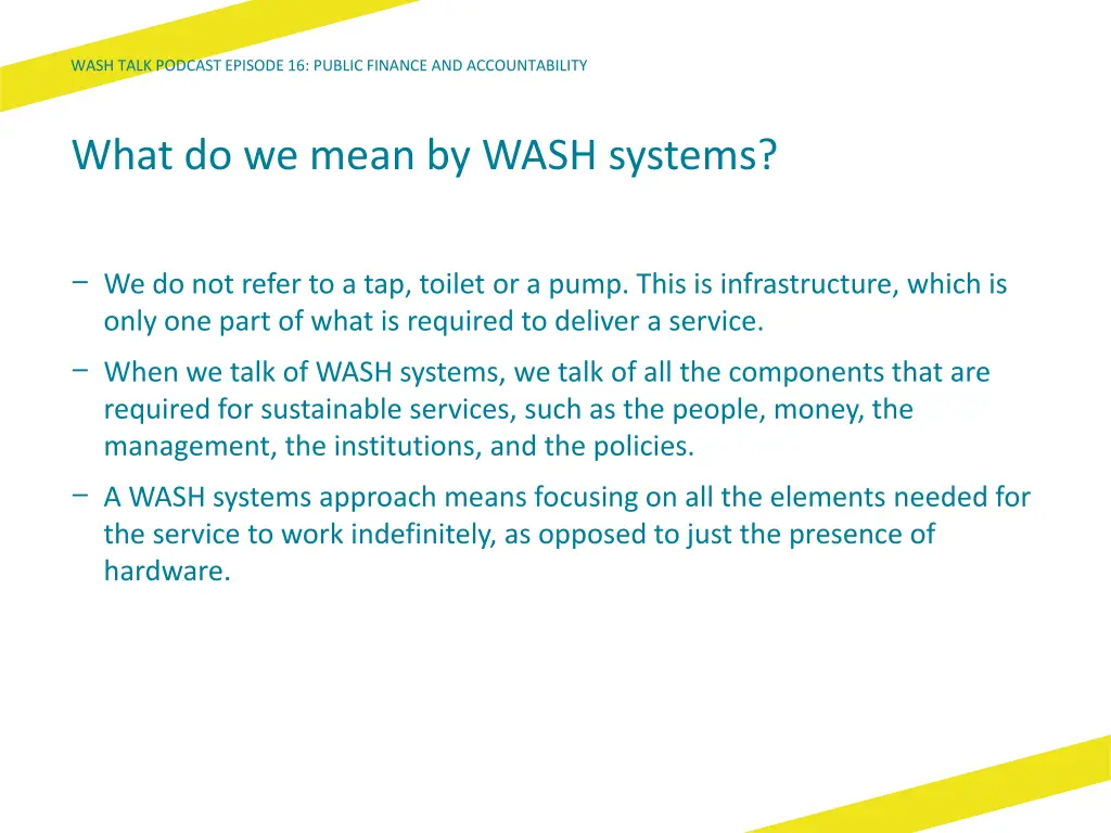 wash talk podcast episode 16 public finance 1