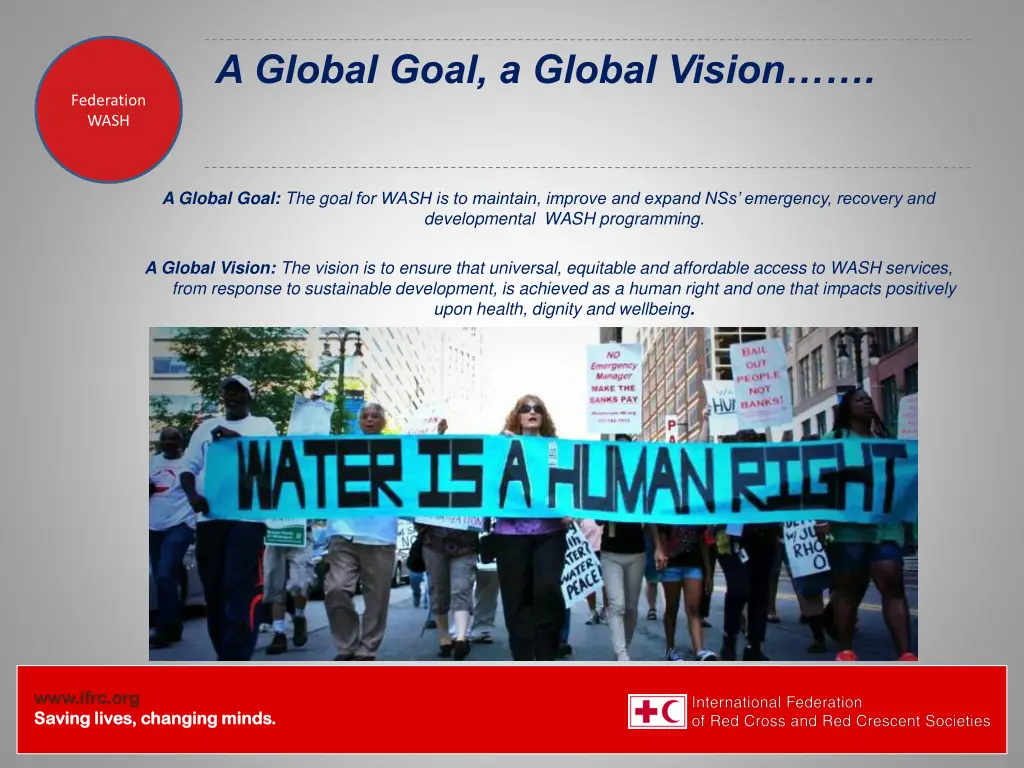 a global goal a global vision