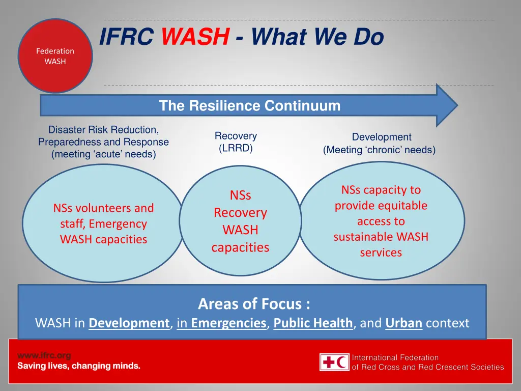 ifrc wash what we do