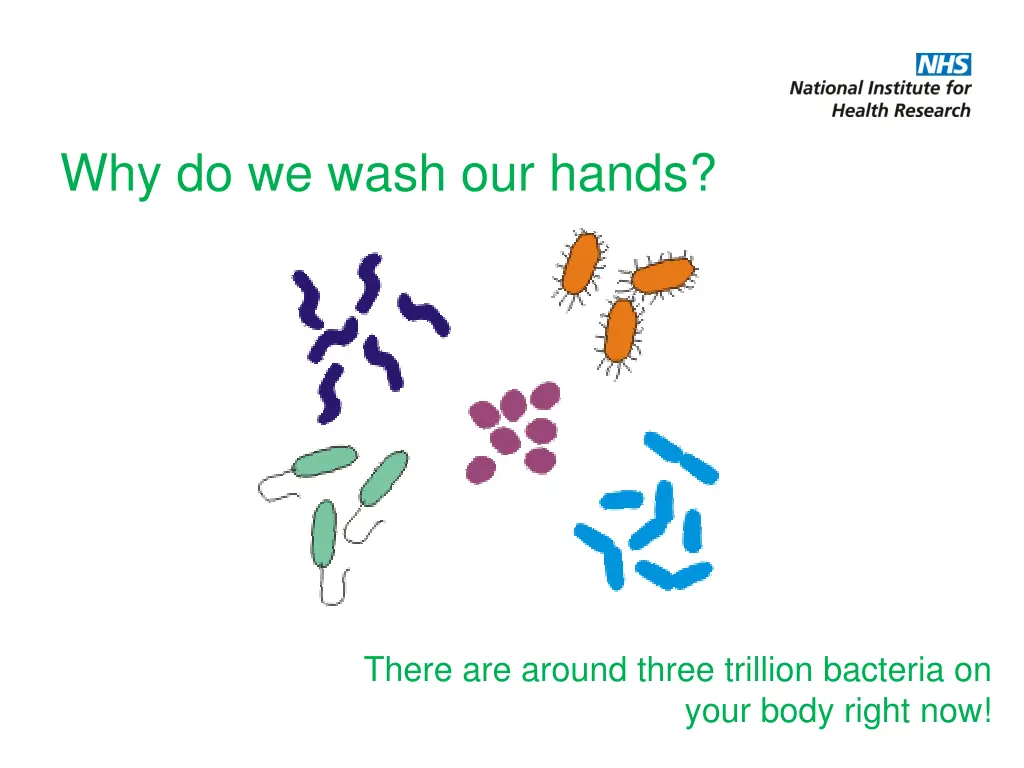 why do we wash our hands