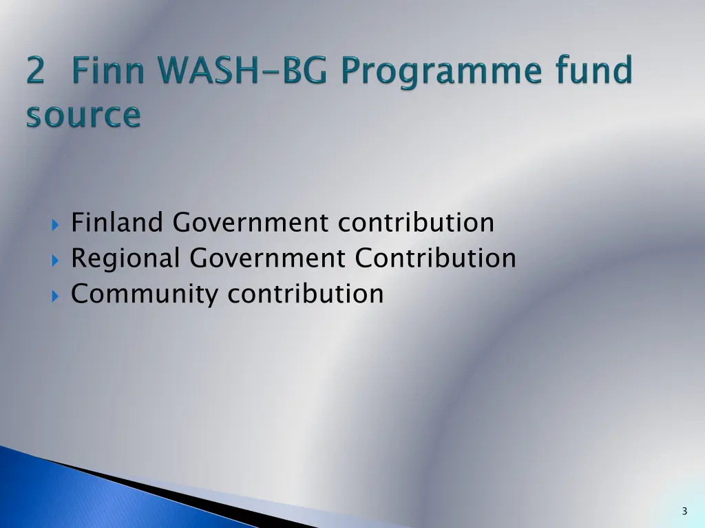 finland government contribution regional