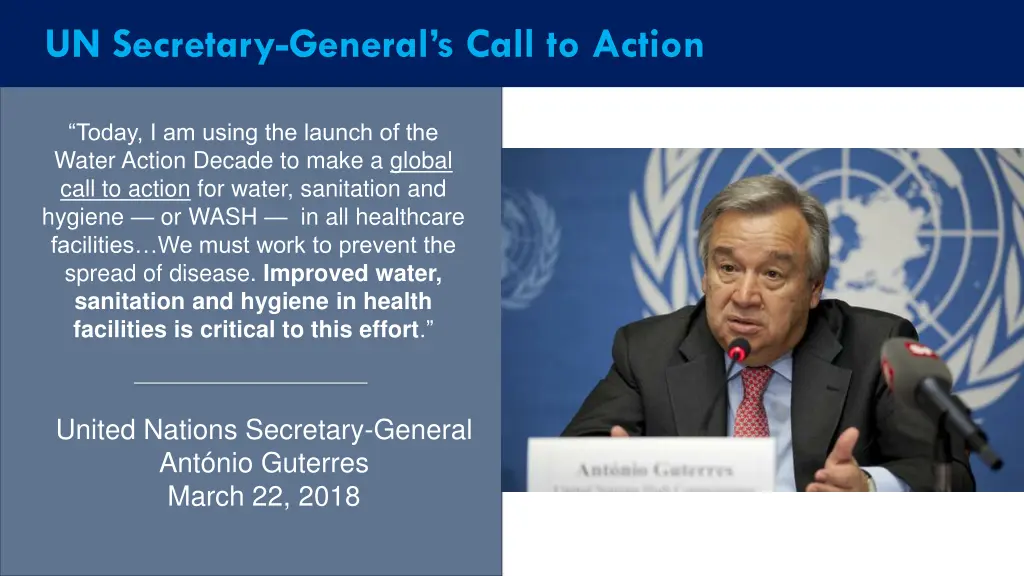 un secretary general s call to action