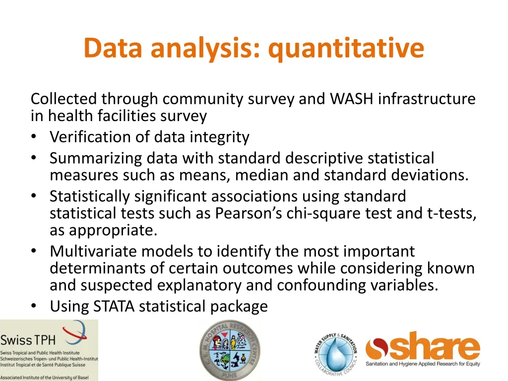 data analysis quantitative