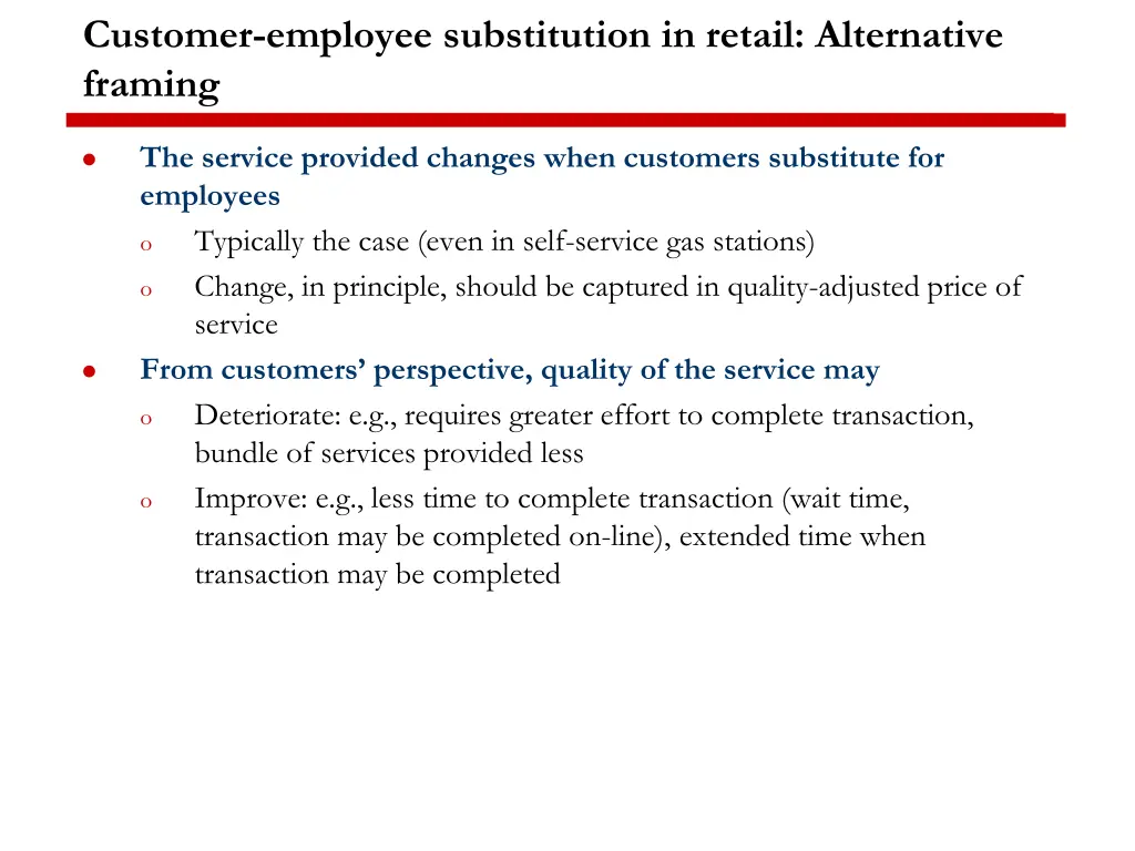 customer employee substitution in retail 1