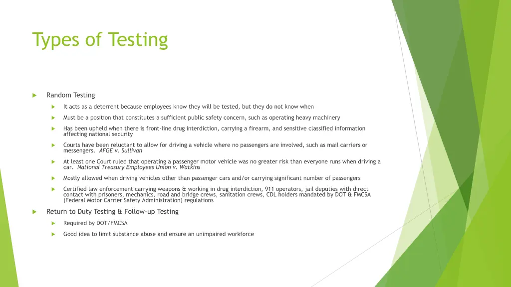 types of testing 2