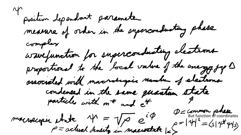 but function of coordinates