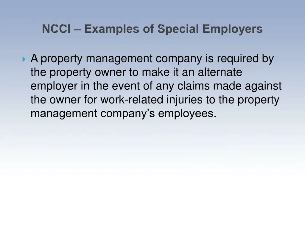 a property management company is required