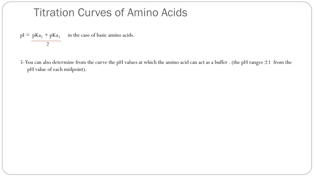 titration curves of amino acids 1