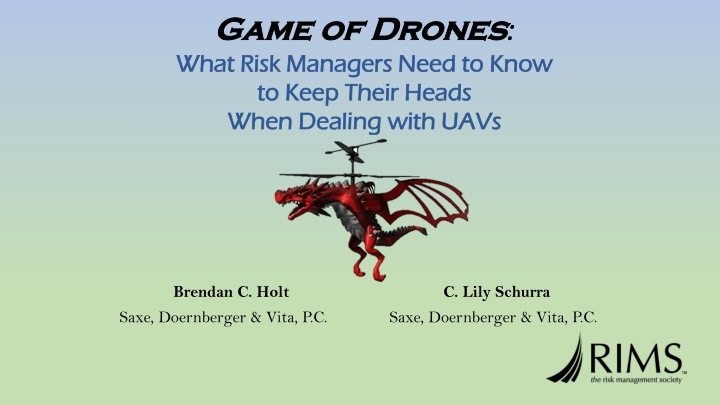 game of drones game of drones what risk managers