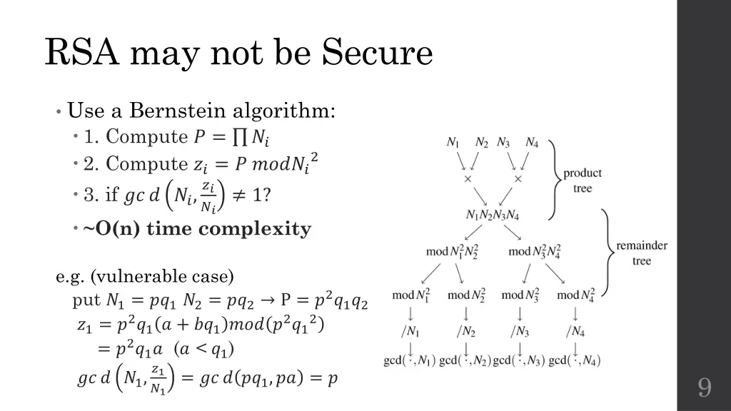 rsa may not be secure 1