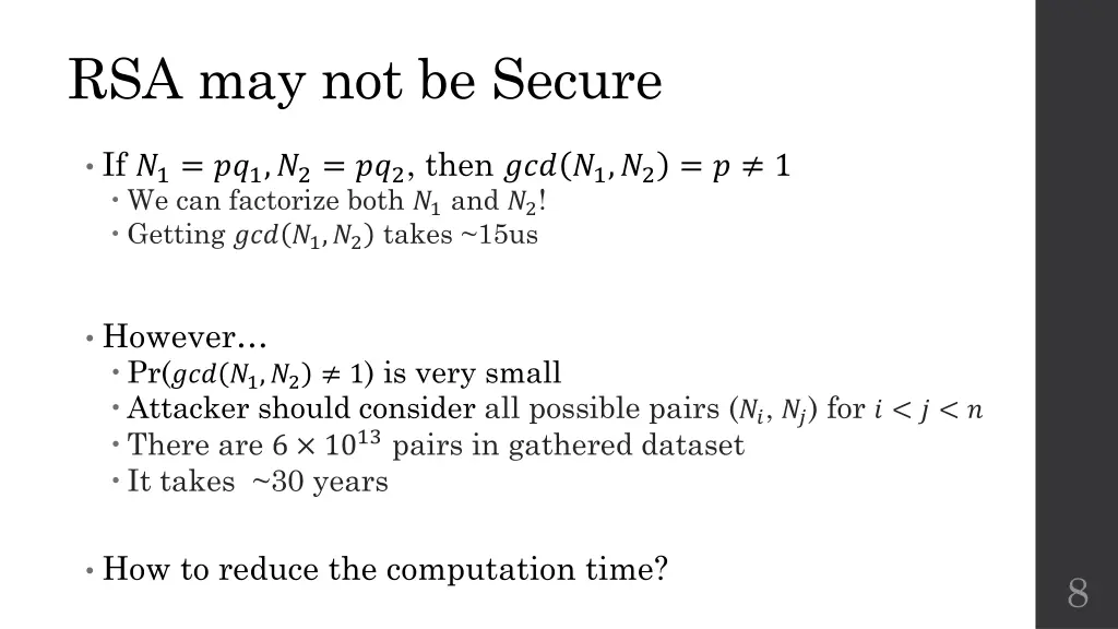 rsa may not be secure