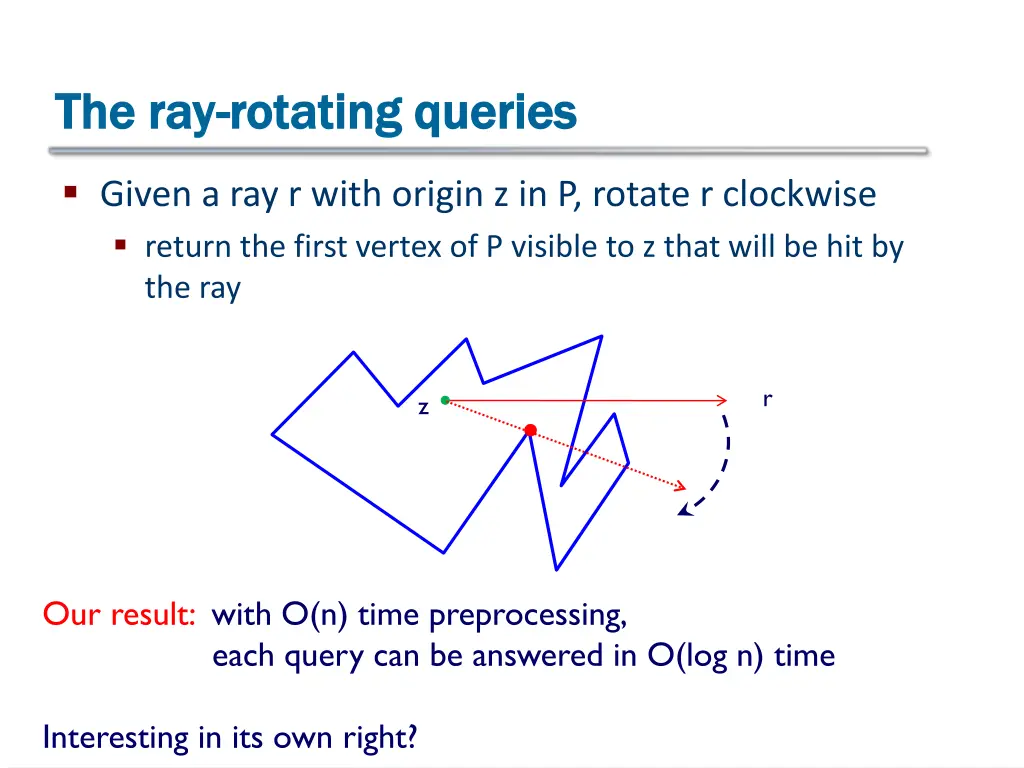 the ray the ray rotating queries rotating queries