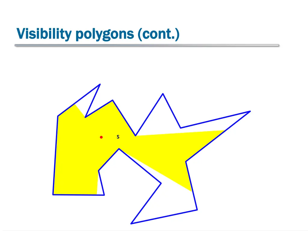 visibility polygons cont visibility polygons cont