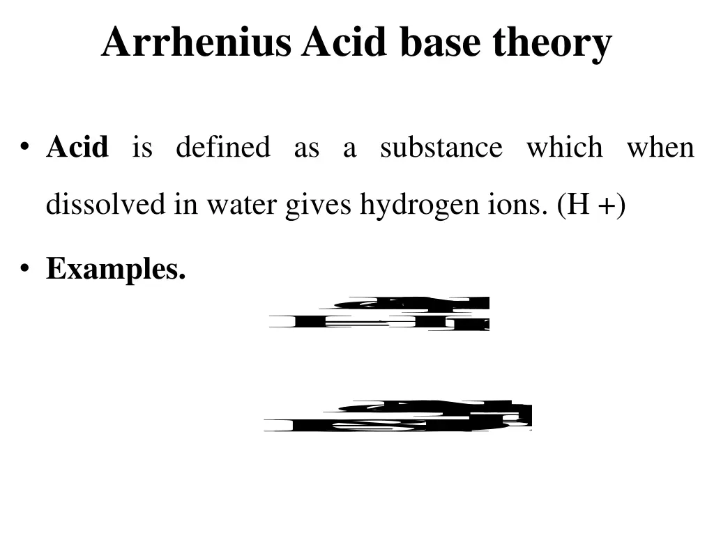 arrhenius acid base theory