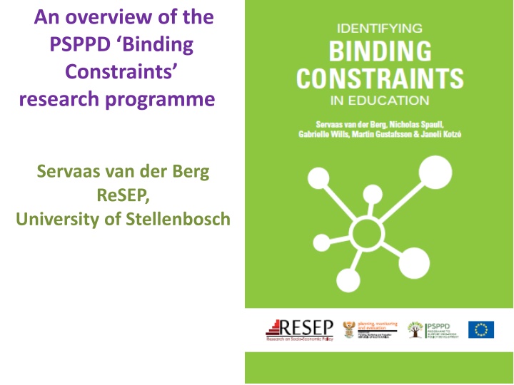 an overview of the psppd binding constraints