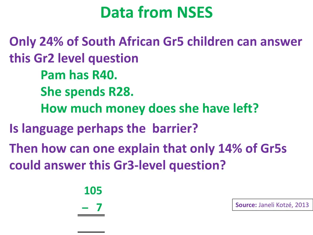 data from nses