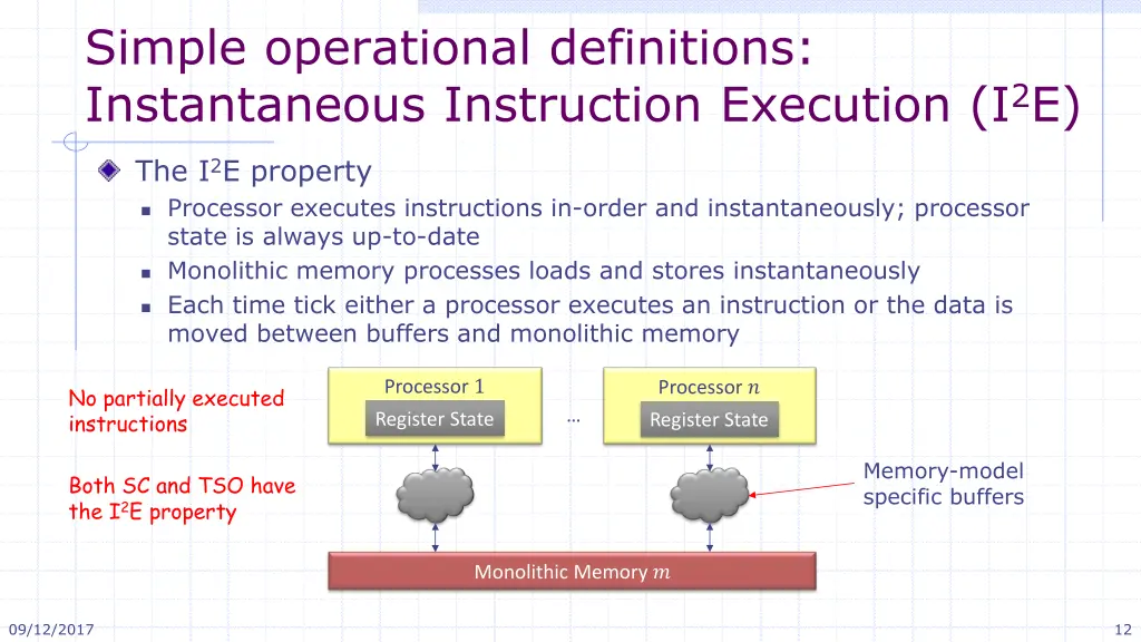 simple operational definitions instantaneous