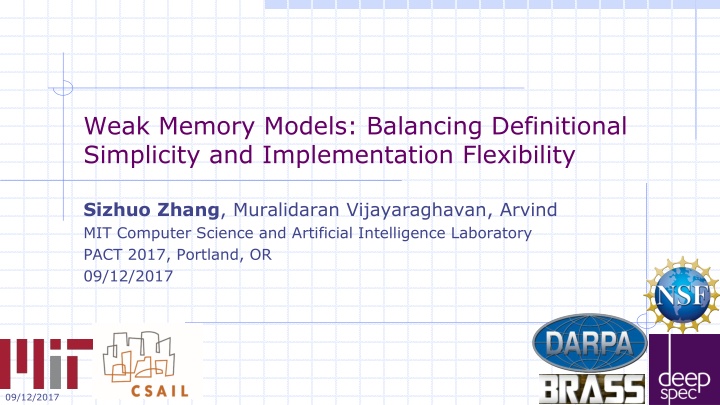 weak memory models balancing definitional