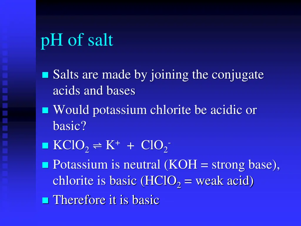 ph of salt