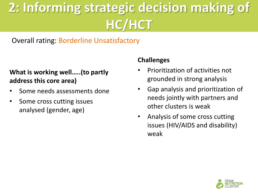 2 informing strategic decision making of hc hct