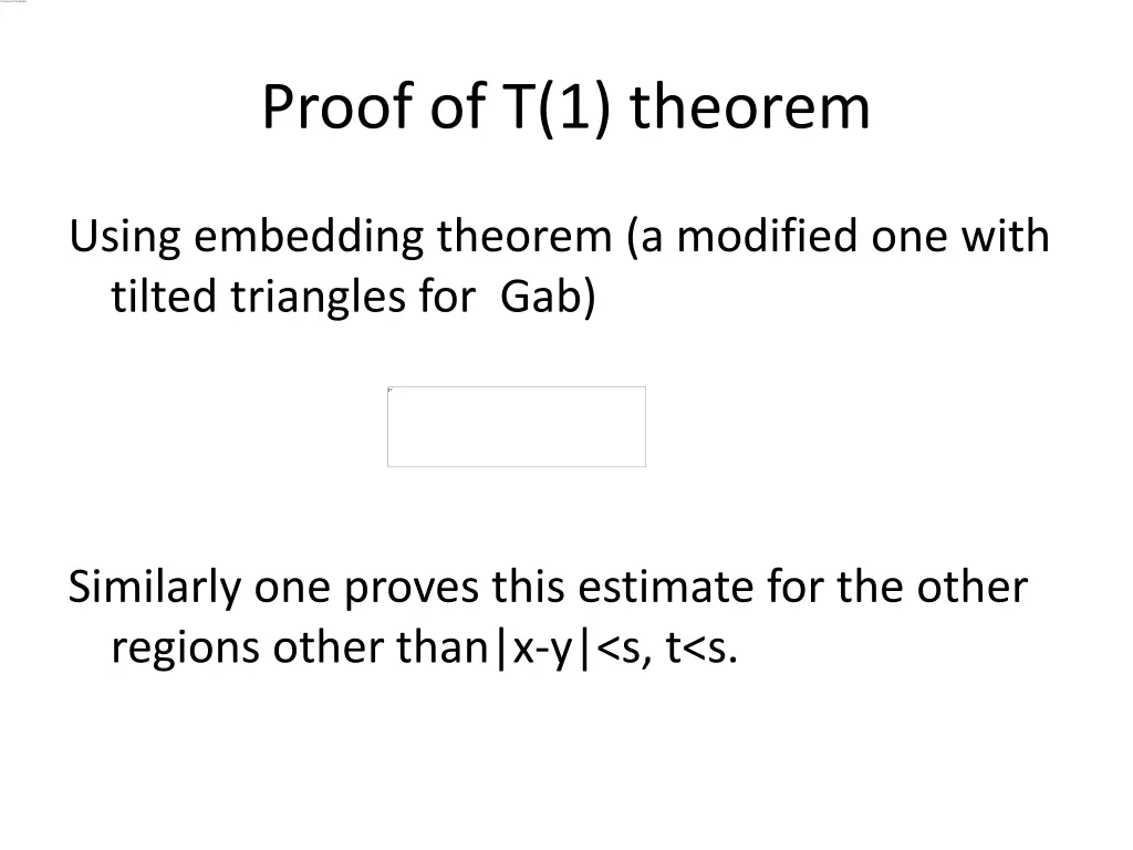 proof of t 1 theorem 3