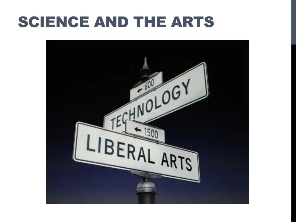 science and the arts