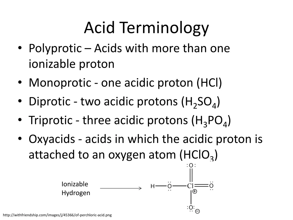 acid terminology