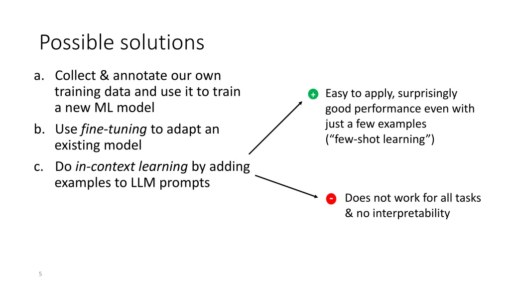 possible solutions 2