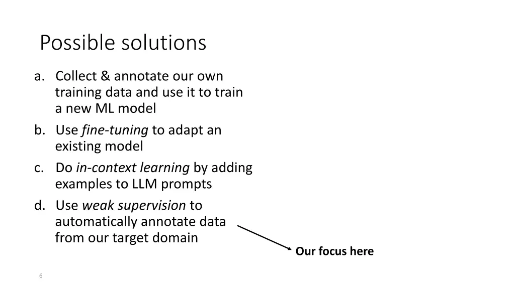 possible solutions 3