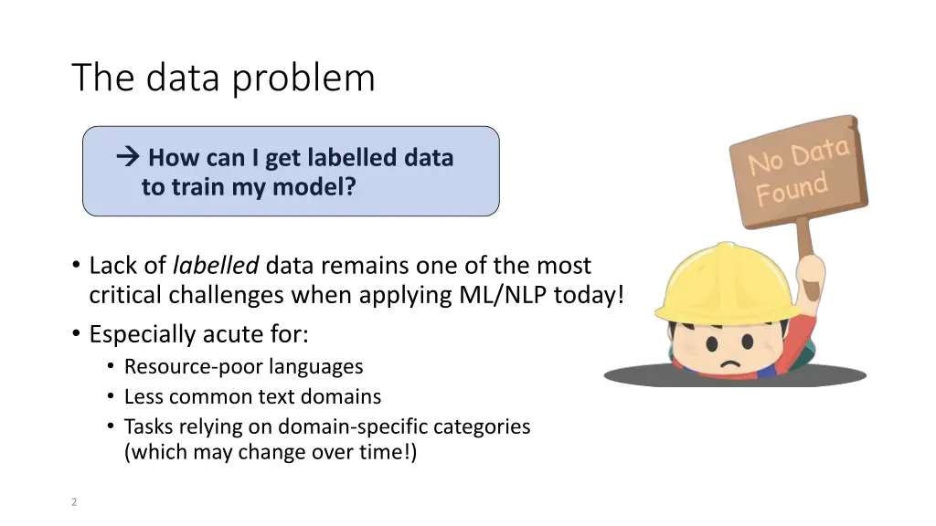 the data problem