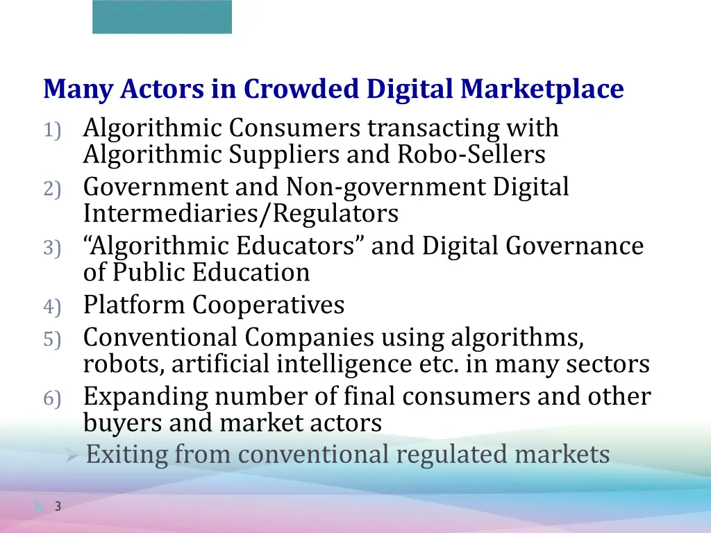 many actors in crowded digital marketplace