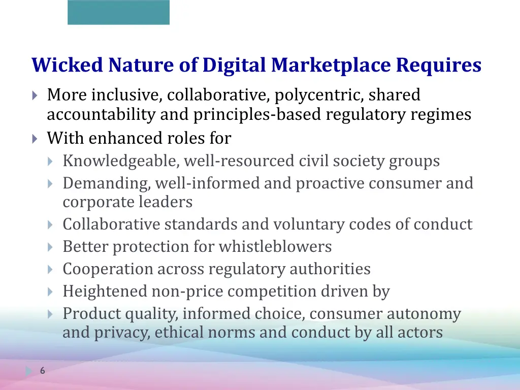 wicked nature of digital marketplace requires