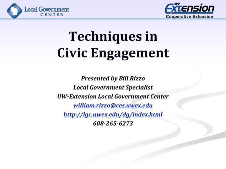 techniques in civic engagement