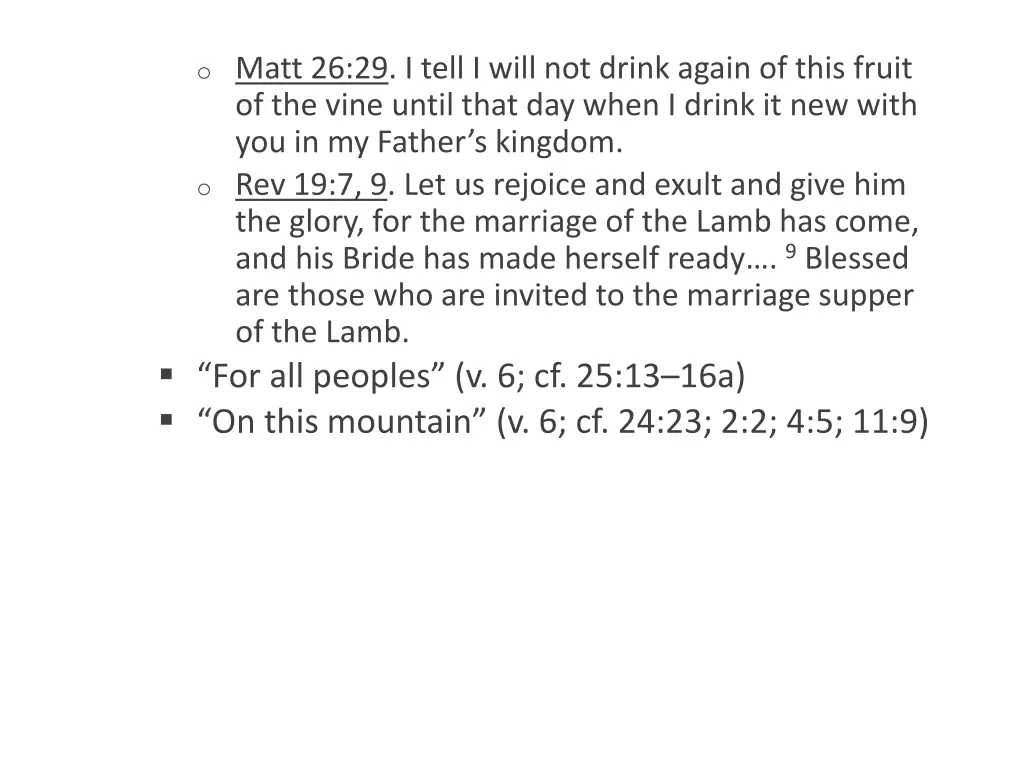 o matt 26 29 i tell i will not drink again