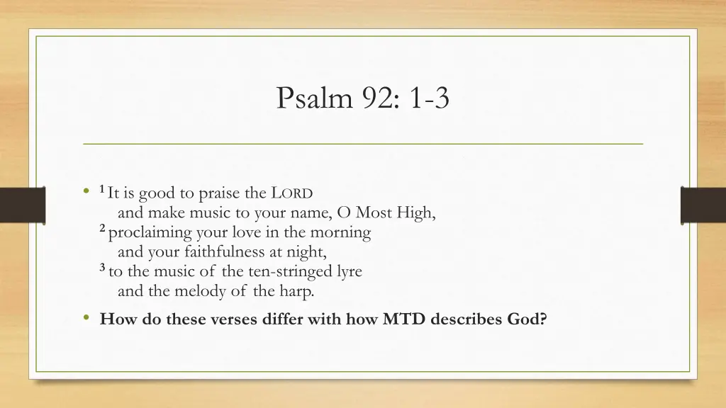 psalm 92 1 3