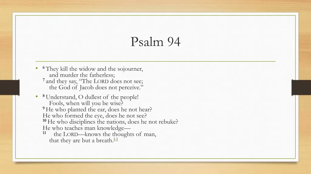 psalm 94 1