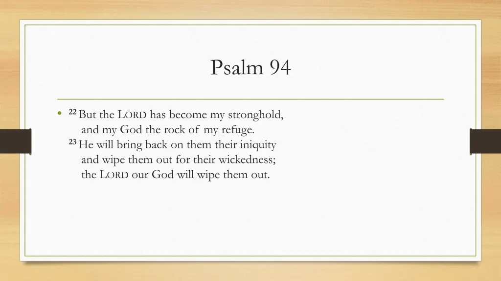 psalm 94 4