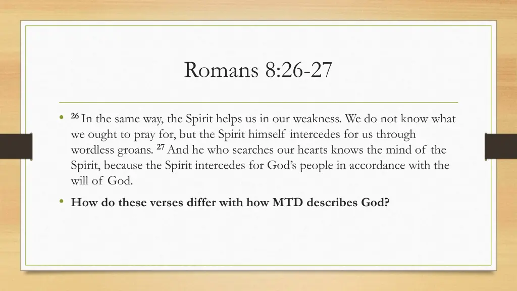 romans 8 26 27