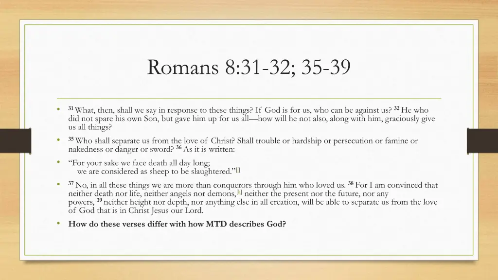 romans 8 31 32 35 39