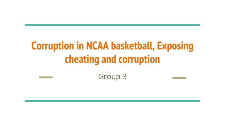 corruption in ncaa basketball exposing cheating