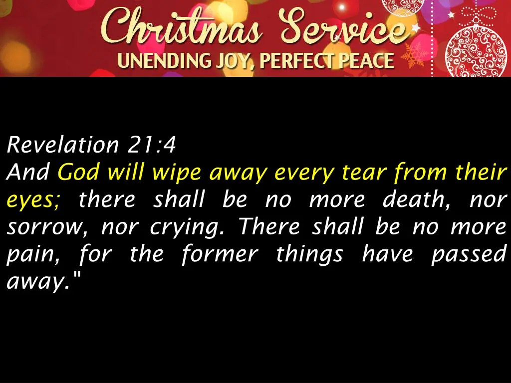 revelation 21 4 and god will wipe away every tear