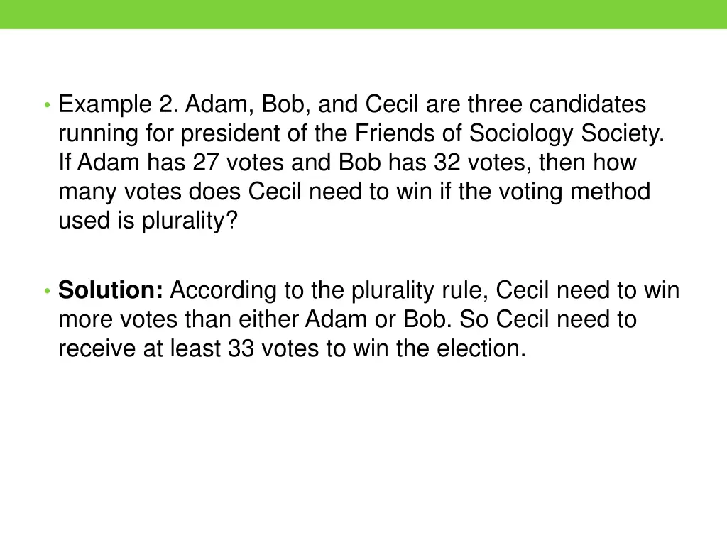 example 2 adam bob and cecil are three candidates