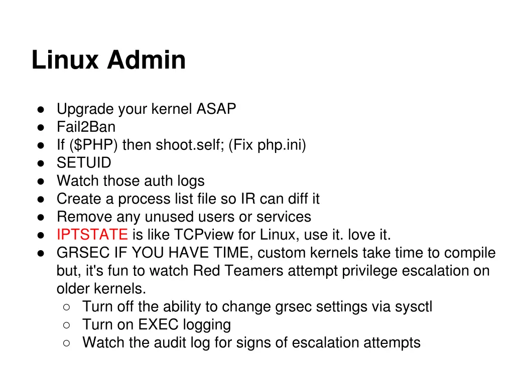 linux admin